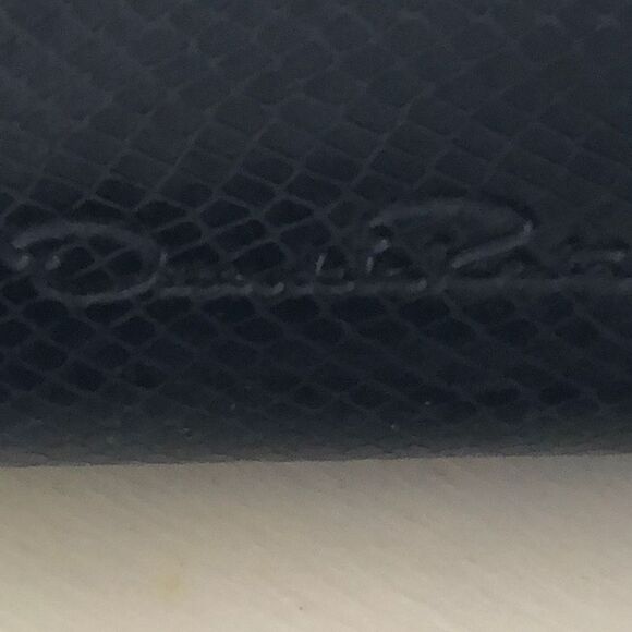 Vintage Oscar De la Renta Snakeskin Pattern Aviator Sunglass with Case Purple Go - Picture 6 of 7